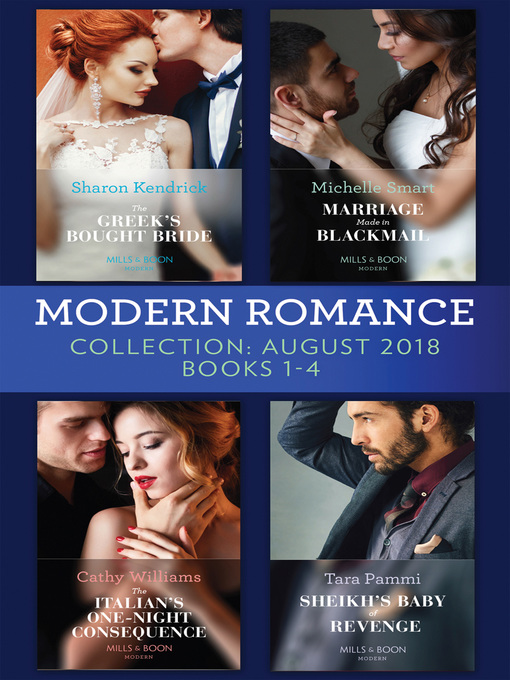 Title details for Modern Romance August 2018 Books 1-4 Collection by Sharon Kendrick - Wait list